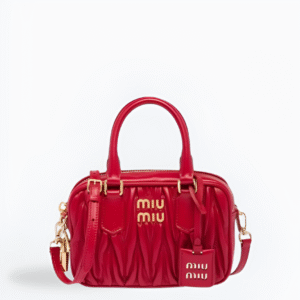MIU MIU Arcadie matelassé nappa leather bag