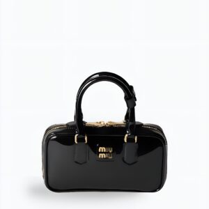 MIU MIU Arcadie patent leather bag