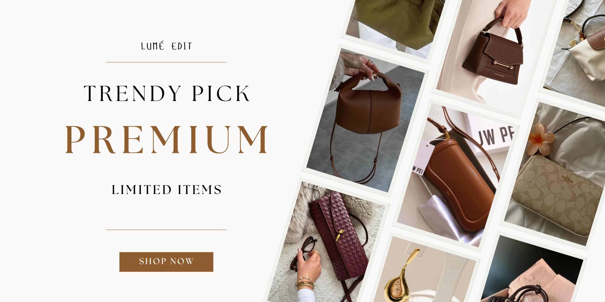 Beige Minimalist Mother's Day Sale Promotional Banner